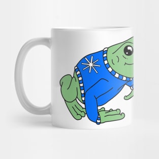 Hoppy Holiday Frog Mug